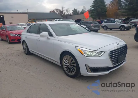 2018 Genesis G90 3.3T Premium из США, поврежденный, VIN KMHG34JAXJU045182